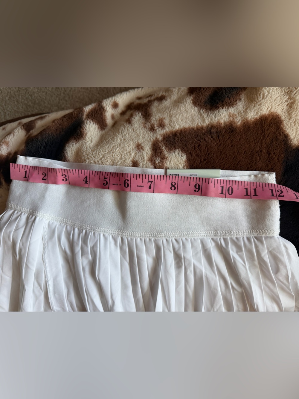 SO White Pleated Athletic Skort XS NWT High Rise Sporty - Picture 5 of 8